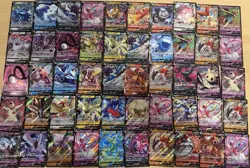 x50 Pokemon Japanese ALL V RR Full Art Cards - Random Card Lot - Image 1