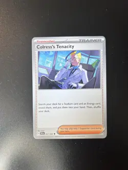 English Pokemon TCG Colress's Tenacity Uncommon SV: Shrouded Fable 057/064 NM - Image 1