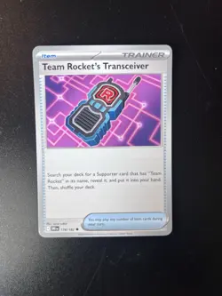 English Pokemon TCG Team Rocket's Transceiver Uncommon SV10: Destined Rivals 178 - Image 1