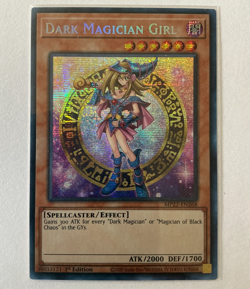 DARK MAGICIAN GIRL MINT 1ST EDITION PRISMATIC SECRET RARE MP22-EN268 YUGIOH TCG - Image 1