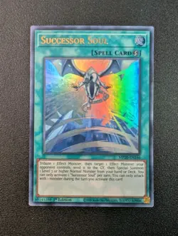 Successor Soul MP20-EN246 Ultra Rare 1st Edition Yugioh Card VLP - Image 1