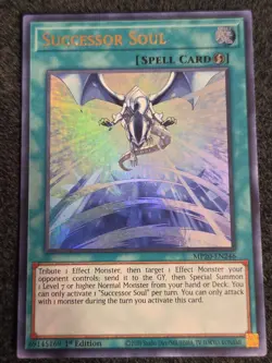 Successor Soul MP20-EN246 Ultra Rare 1st Edition Yugioh Card VLP - Image 1
