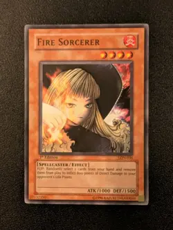 Fire Sorcerer - LON-036- 1st Edition - Yugioh! VLP - Image 1