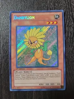 Yugioh! - Dandylion - LCGX-EN042 - Secret Rare - 1st Edition- NM - Image 1