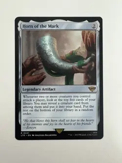 Horn of the Mark MTG Magic the Gathering Card NM Near Mint LTR - Image 1