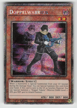 Doppelwarrior Yugioh RA04-EN147 Platinum Secret Rare PSR NM - Image 1