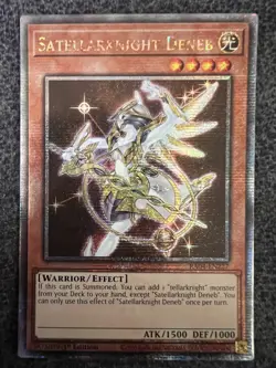 Yugioh Satellarknight Deneb RA04-EN227 Quarter Century Secret Rare 1st Ed NM - Image 1