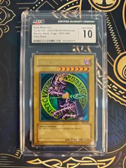 YUGIOH CGC 10 - 2002 Dark Magician SDY-006 Ultra Rare Unlimited - Image 1