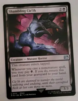 MTG - Final Fantasy: Shambling Cie'th (0117) - Uncommon - Near Mint - Image 1