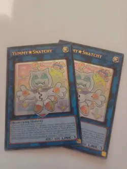 YUGIOH 1ST ED. JUSH-EN022 YUMMY SNATCHY-ULTRA RARE-NO STARLIGHT-2 AVAILABLE-NM!! - Image 1