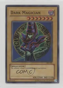 Dark Magician Unlimited YuGiOh Starter Deck Yugi Evolution #SYE-001 2004 0d08 - Image 1