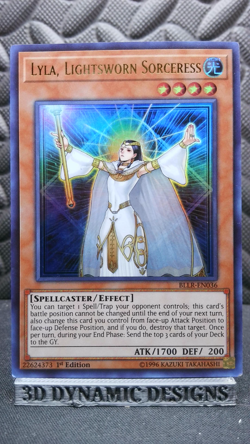 | Yugioh Lyla, Lightsworn Sorceress BLLR-EN036 1st Edition Ultra Rare LP 🔥 | - Image 1
