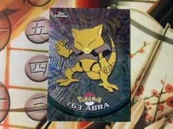 2000 TOPPS Chrome POKEMON Series 1-ABRA NM - Image 1