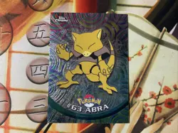 2000 TOPPS Chrome POKEMON Series 1-ABRA NM - Image 3