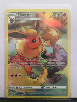 Flareon TG01/TG30 Full Art Rare Card Near Mint Condition Pokemon TCG! Read Desc! - Image 1
