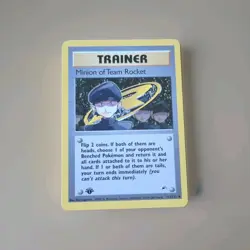 Minion Of Team Rocket 113/132 Gym Heroes 1st Edition Pokemon TCG( Unplayed)+ - Image 1