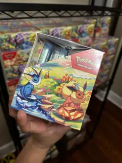 Pokemon TCG Prismatic Evolutions Mini Tin - Full Set of 8 Sealed Tins - Image 5