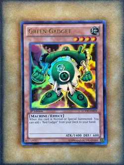 Yugioh Green Gadget LCYW-EN039 Ultra Rare 1st Ed LP - Image 1