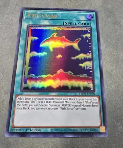 Yu-Gi-Oh! Fish Sonar LED9-EN020 1st Edition UR - NM Condition - Image 3