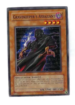 Gravekeeper's Assailant PGD-067 - 1st Edition - Yugioh NM/M (Never Played) - Image 1