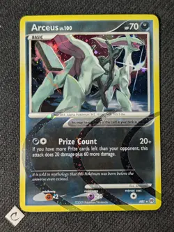 Arceus AR1 - Platinum Arceus Holo Rare Pokemon TCG LP - Image 1