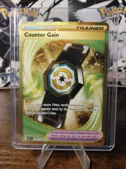 Pokemon - Surging Sparks - Counter Gain 249/191 Secret Rare NM Card - Image 1