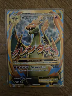 Pokemon Mega Charizard EX Full Art Ultra Rare Card 101/108 XY Evolutions - Image 1