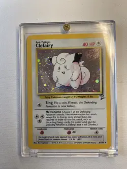 Clefairy 6/130 Base Set 2 Holo Pokemon Card - Image 3