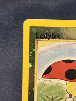 Double Swirl 🌀Ledyba 7/18 Southern Islands Reverse Holo Promo Pokemon Card - Image 2