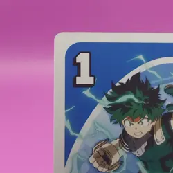 Izuku Midoriya / My Hero Academia Card Game UNO Japanese Toei Anime Rare BL b - Image 3