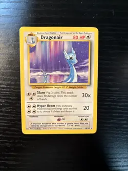 Dragonair 018/102 Base Set Regular 1999 Vintage Pokemon Card MP - Image 4