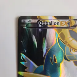 Cobalion EX (Full Art) 133/135 Plasma Storm Holo Pokemon Card - Image 3