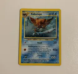 Pokemon TCG Kabutops Neo Discovery 6 Holo Unlimited Rare Card - Image 1