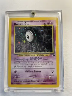 Unown [A] Neo Discovery 14/75 Holo Rare Pokemon Card - Image 3