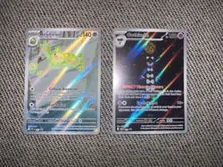 Pokemon Black Bolt & White Flare Promo Card Gothitelle 211 and Reuniclus 212 - Image 1