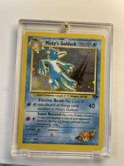 Misty's Golduck Gym Challenge Holo Pokemon Card 12/132 - Image 3