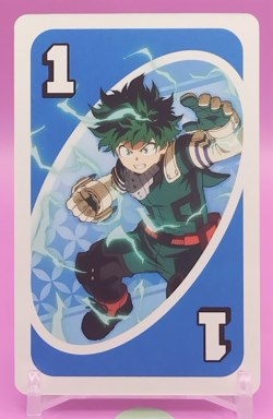 Izuku Midoriya / My Hero Academia Card Game UNO Japanese Toei Anime Rare BL a - Image 1