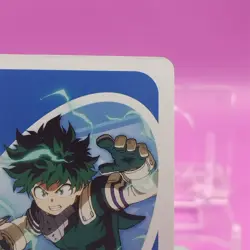 Izuku Midoriya / My Hero Academia Card Game UNO Japanese Toei Anime Rare BL a - Image 4