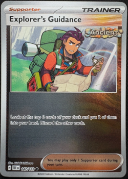 Explorer’s Guidance 147/162 Temporal Forces Trainer Pokemon Card NM Reverse Holo - Image 1
