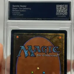 MTG - Revised - Samite Healer - Graded - PCG 9.0 - Vintage - Image 5