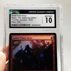 MTG - Thunder Junction - Great Train Heist - Foil - Graded CGC 10 - Image 3