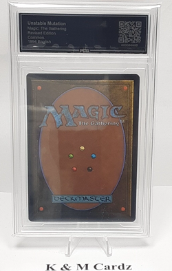 MTG - Revised - Unstable Mutation - Graded - PCG 9.0 - Vintage - Image 4
