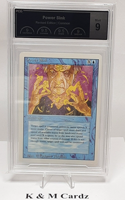MTG - Revised - Power Sink - Graded - PCG 9.0 - Vintage - Image 1
