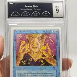 MTG - Revised - Power Sink - Graded - PCG 9.0 - Vintage - Image 4