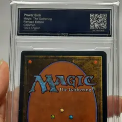MTG - Revised - Power Sink - Graded - PCG 9.0 - Vintage - Image 5