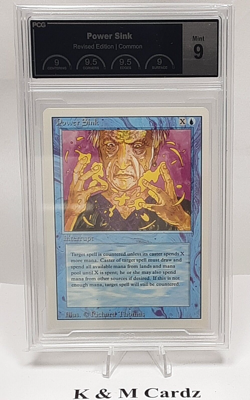 MTG - Revised - Power Sink - Graded - PCG 9.0 - Vintage - Image 1