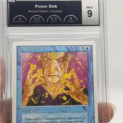 MTG - Revised - Power Sink - Graded - PCG 9.0 - Vintage - Image 3