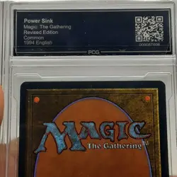 MTG - Revised - Power Sink - Graded - PCG 9.0 - Vintage - Image 5