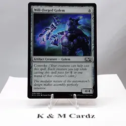 MTG - M15 - Will-Forged Golem - #239 - Lightly Played - Image 1