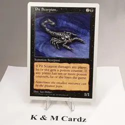 MTG - 5th Edition - Pit Scorpion - Common - Lightly Played - Image 1